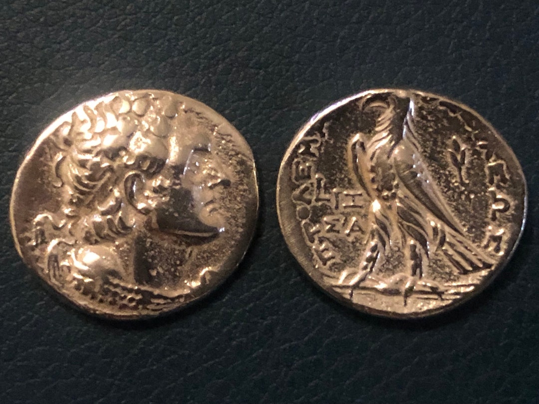 古代ローマ帝国　ギリシャ トラヤヌス帝 テトラドラクマ銀貨‼︎ //デナリウス アンティーク/コレクション 古代ギリシャ エジプト プトレマイオス2世