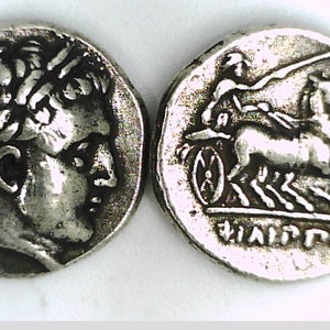 Greece Greek Macedon Macedonia King Philip II Alexander The Great Father Stater Gold Ancient coin Pella mint Apollo Chariot Thunderbolt Gift