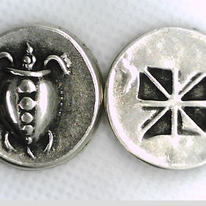Greece Greek Islands off Attica Aegina Aigina Stater Sea Turtle Marine Life Tortoise Incuse Square Xmas Educational Christmas Gift Education
