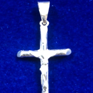 Jesus Christ Crucifix Sterling Silver 925 Cross Jewelry Pendant ...