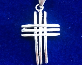 Modern Sterling Silver 925 cross Jewelry Pendant Christmas Present Handmade Gifts