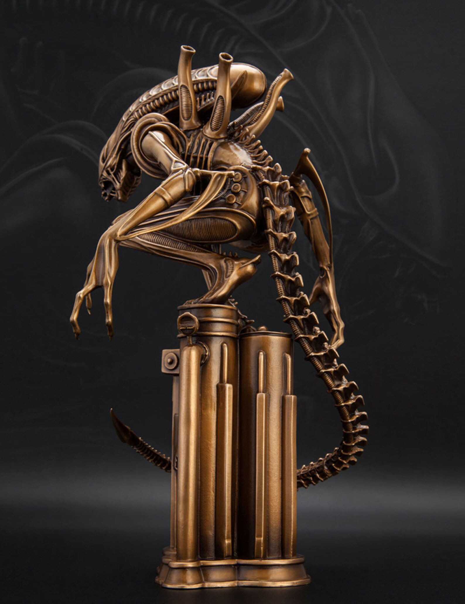 Fine Bronze Alien Vs. Predator Alien Warrior Statue Lost Wax Etsy