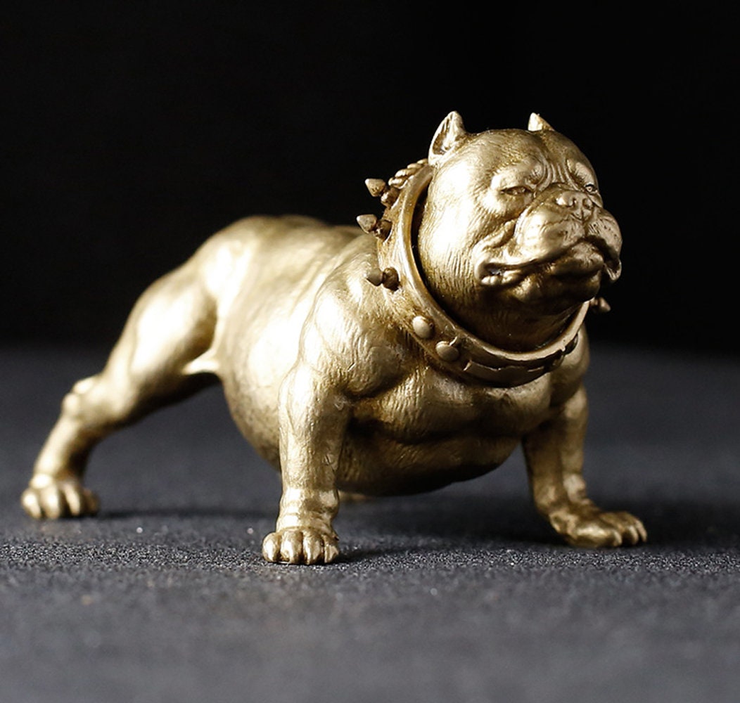 Copper Art Figurine of a hiker/ backer with a Dog