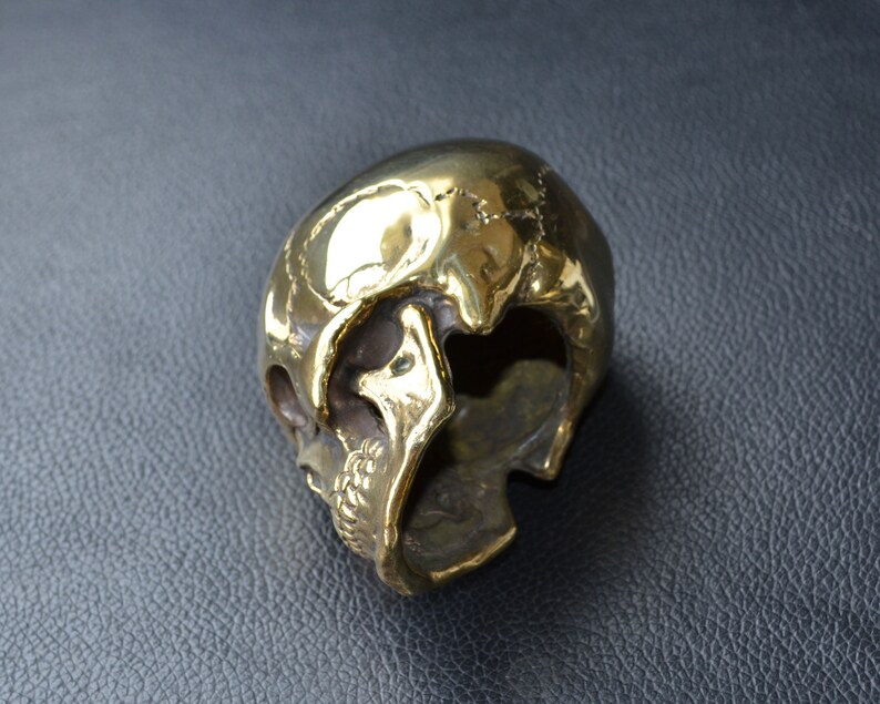 Copper Brass Casting Skull High Polished Lost Wax Casting Etsy 日本
