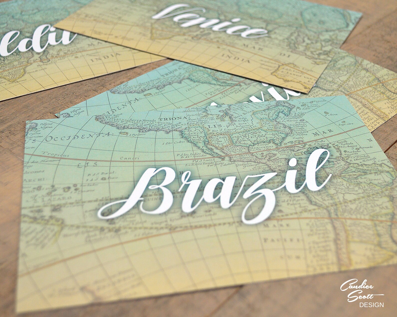 Travel Table Signs Customized Printable Pdfs for up to 25 - Etsy