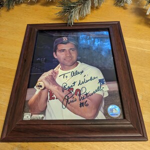 Signed/Framed Rico Petrocelli Photograph Boston Red Sox -- Cooperstown Collection 2003 -- Official MLB DB 386451359