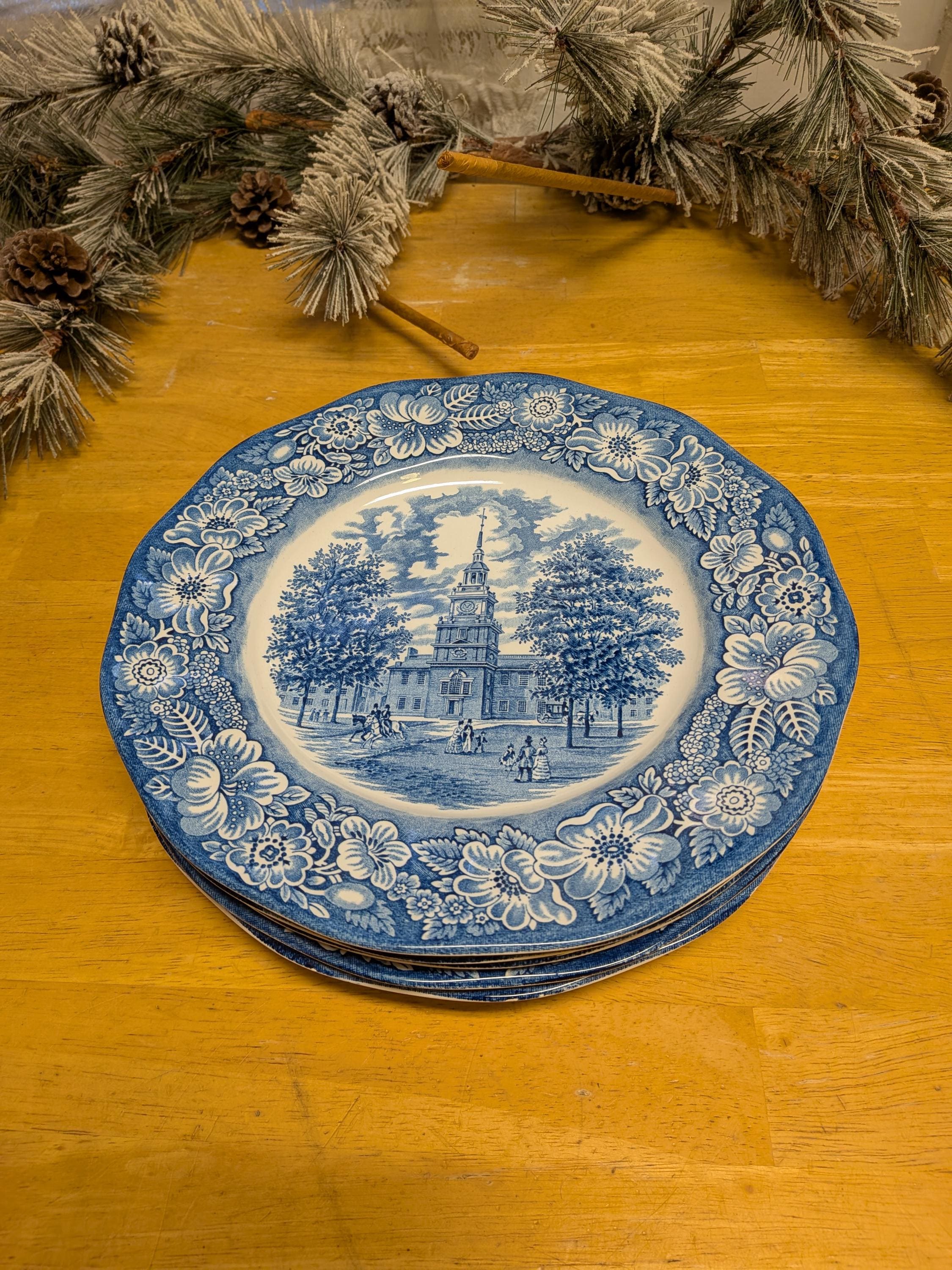 Liberty Blue Ironstone Dishes Vintage - Etsy