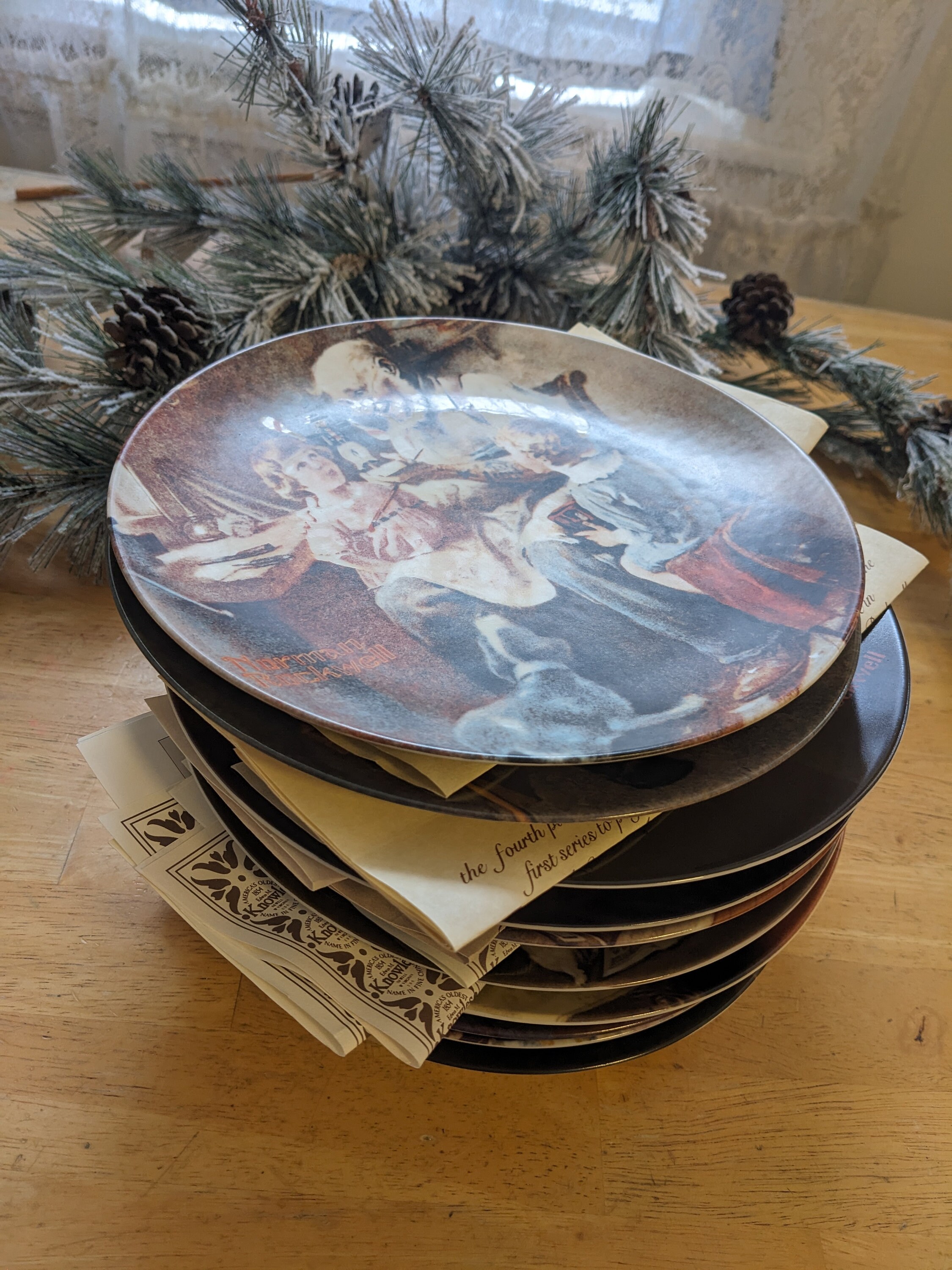 Edwin M Knowles Plates - Etsy Ireland