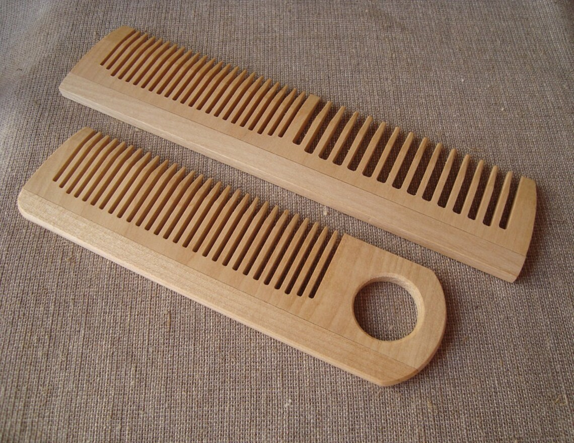 Wooden comb. Wood comb. Wooden combs. Wood combs. Ecofriendly Etsy
