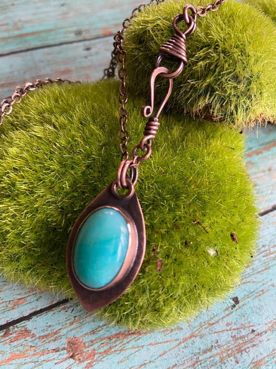 Amazonite Copper Necklace