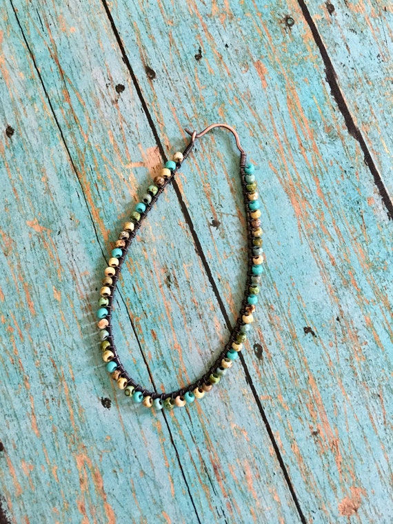Teardrop Hoop Earrings