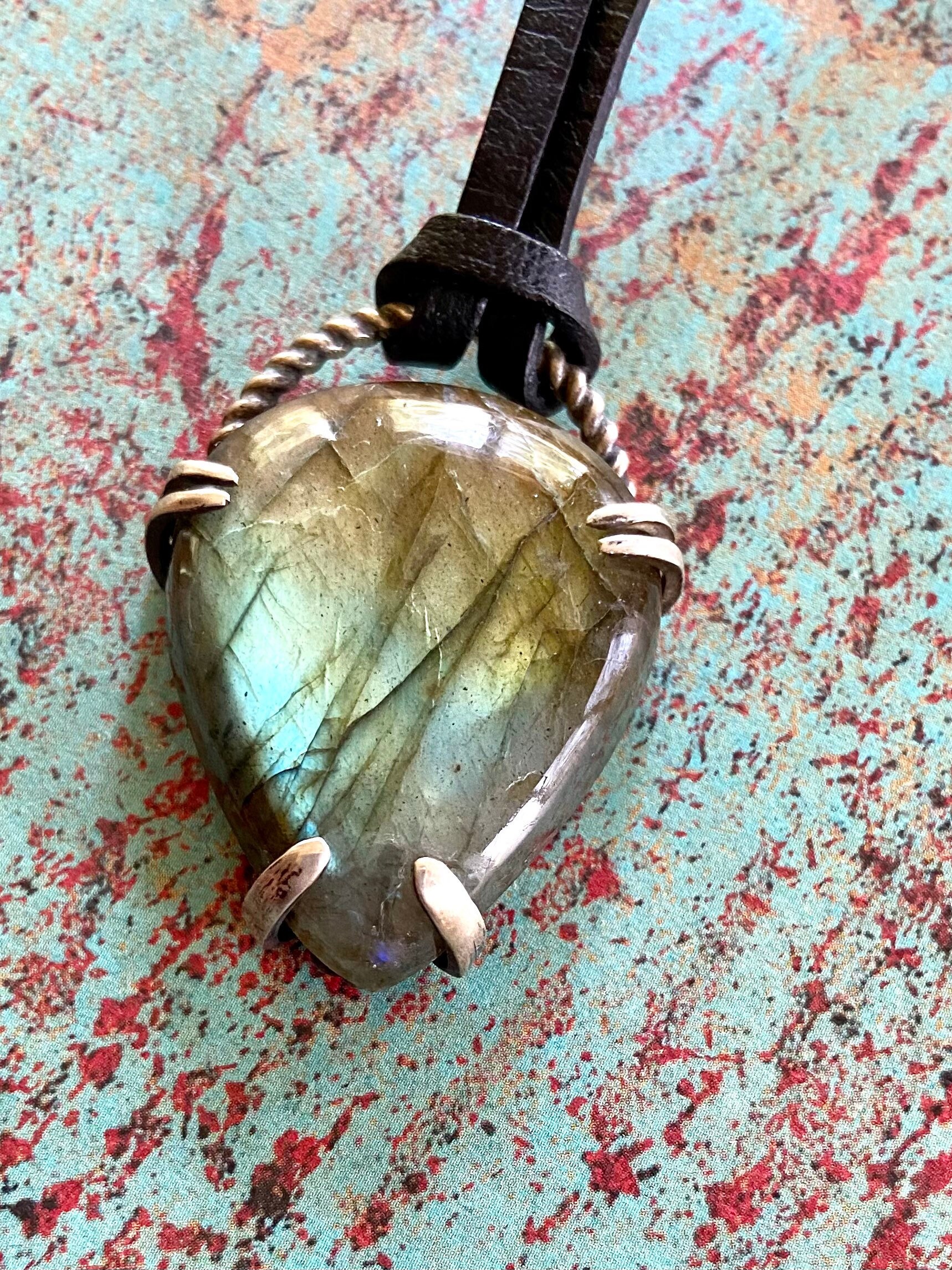 Labradorite Prong Set Pendant