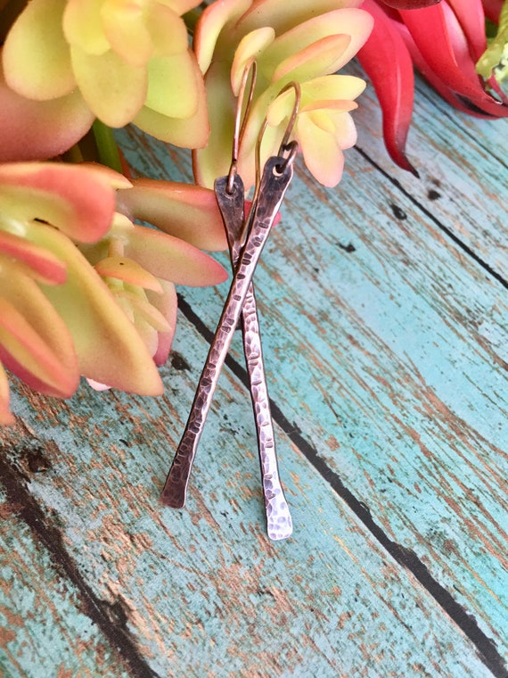 Twisted Copper Earrings