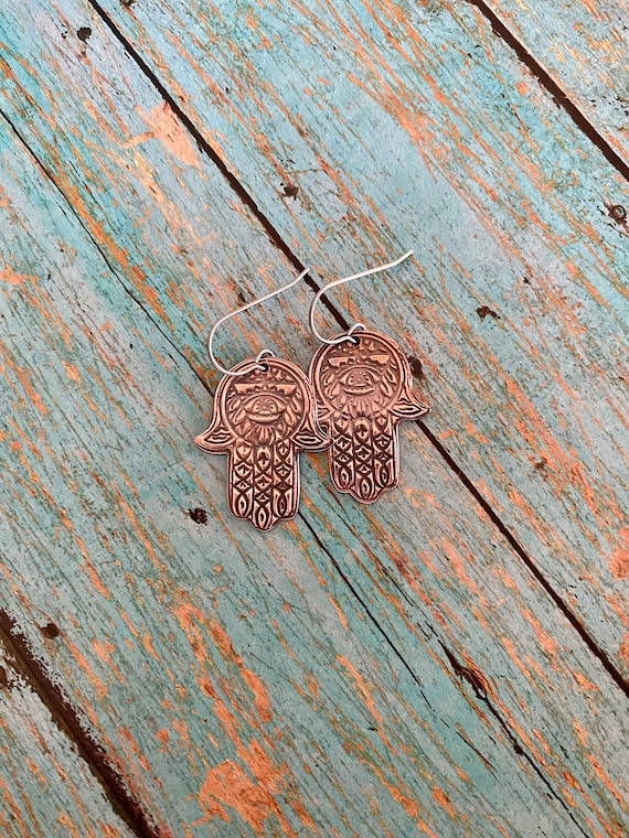 Hamsa Earrings
