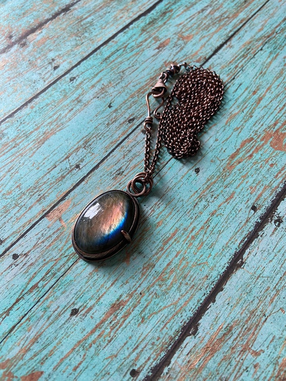 Labradorite Copper Necklace