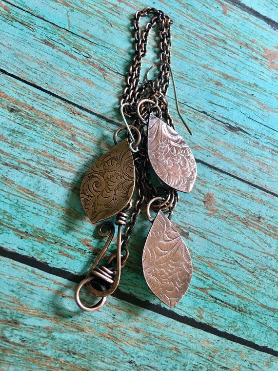 Black Agate Copper Set