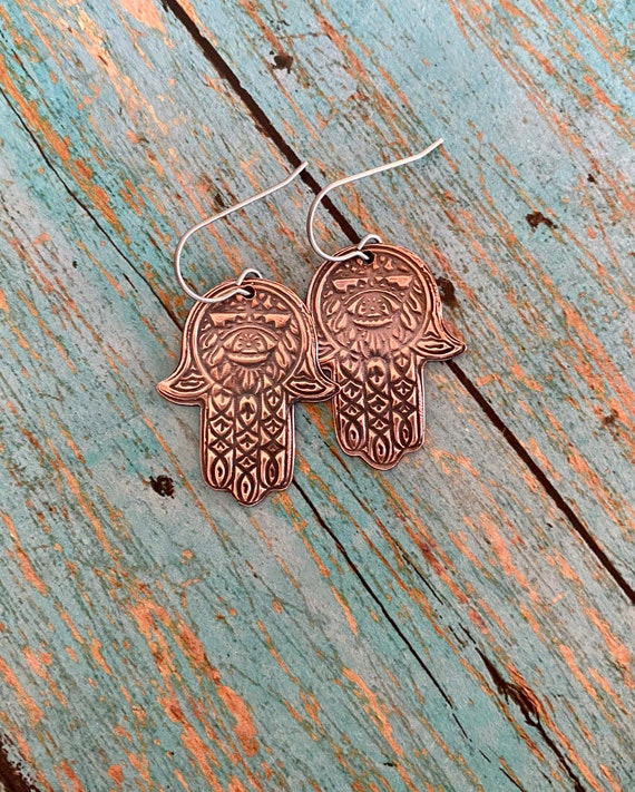 Hamsa Earrings