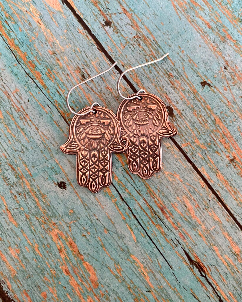 Hamsa Earrings
