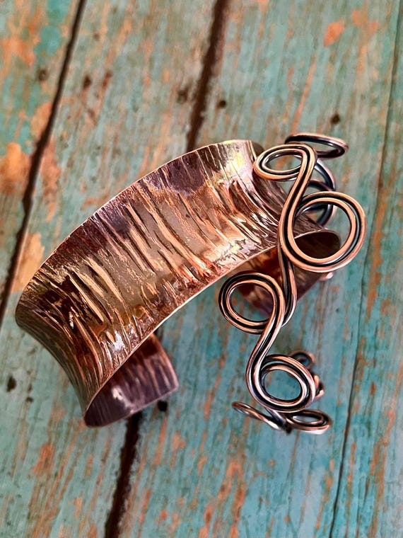 FoldFormed Copper Leaf Pendant
