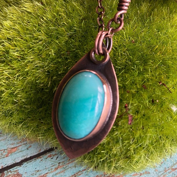 Amazonite Copper Necklace
