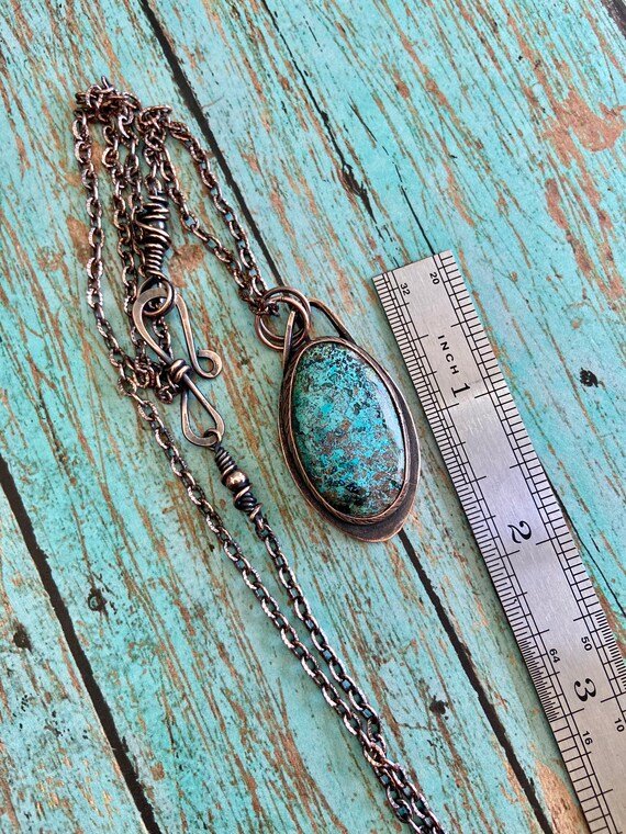 Chrysocolla Copper Necklace