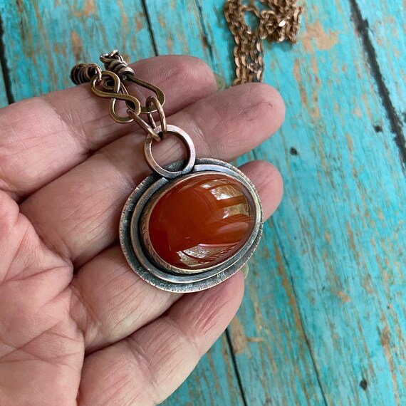 Carnelian Copper Necklace