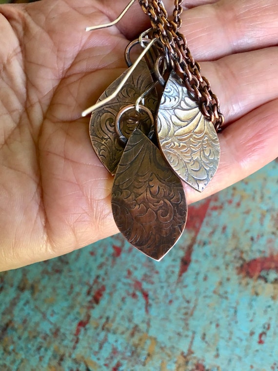 Black Agate Copper Set