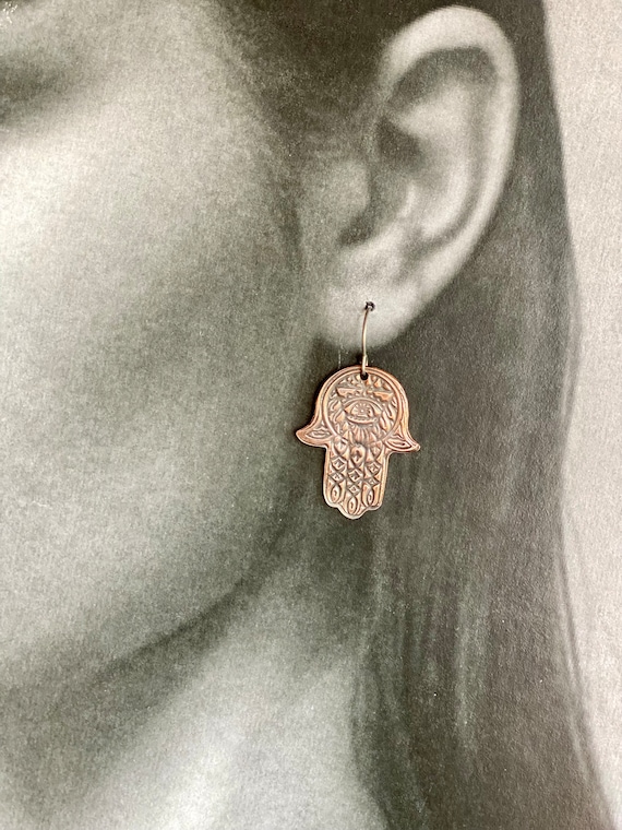 Hamsa Earrings