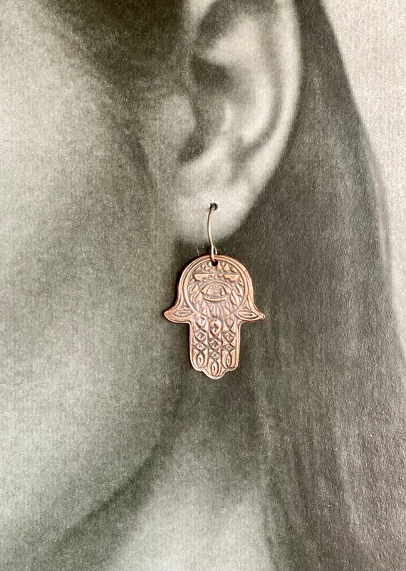 Hamsa Earrings