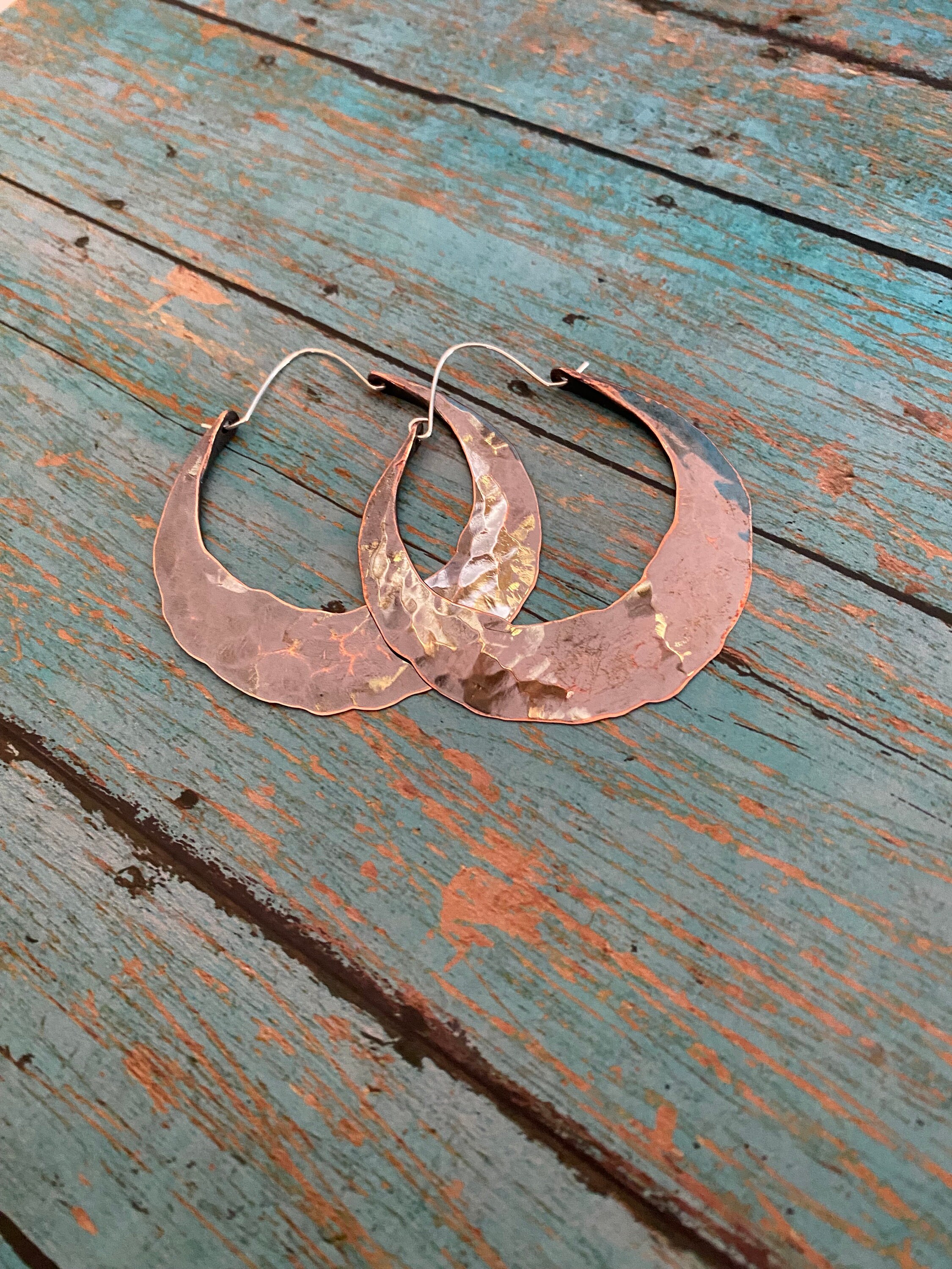 Double Sided Copper Hoops