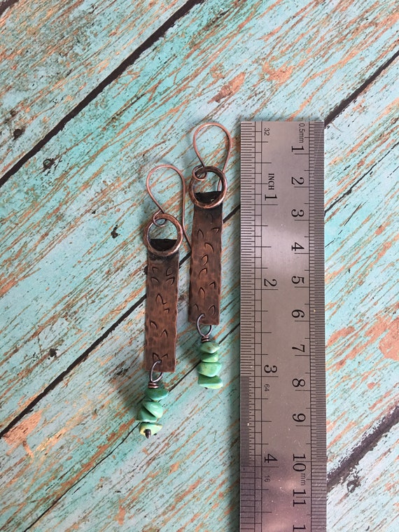 Bohemian Copper Earrings