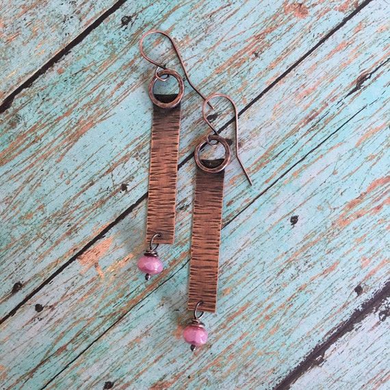 Bohemian Copper Earrings