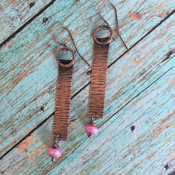 Bohemian Copper Earrings