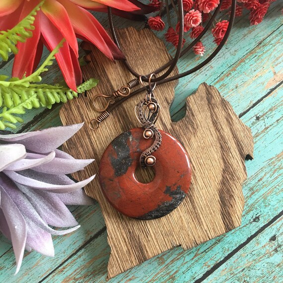 Red Jasper Boho Pendant