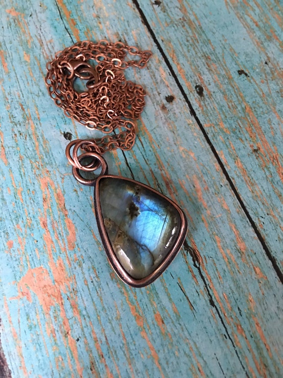 Labradorite Copper Necklace
