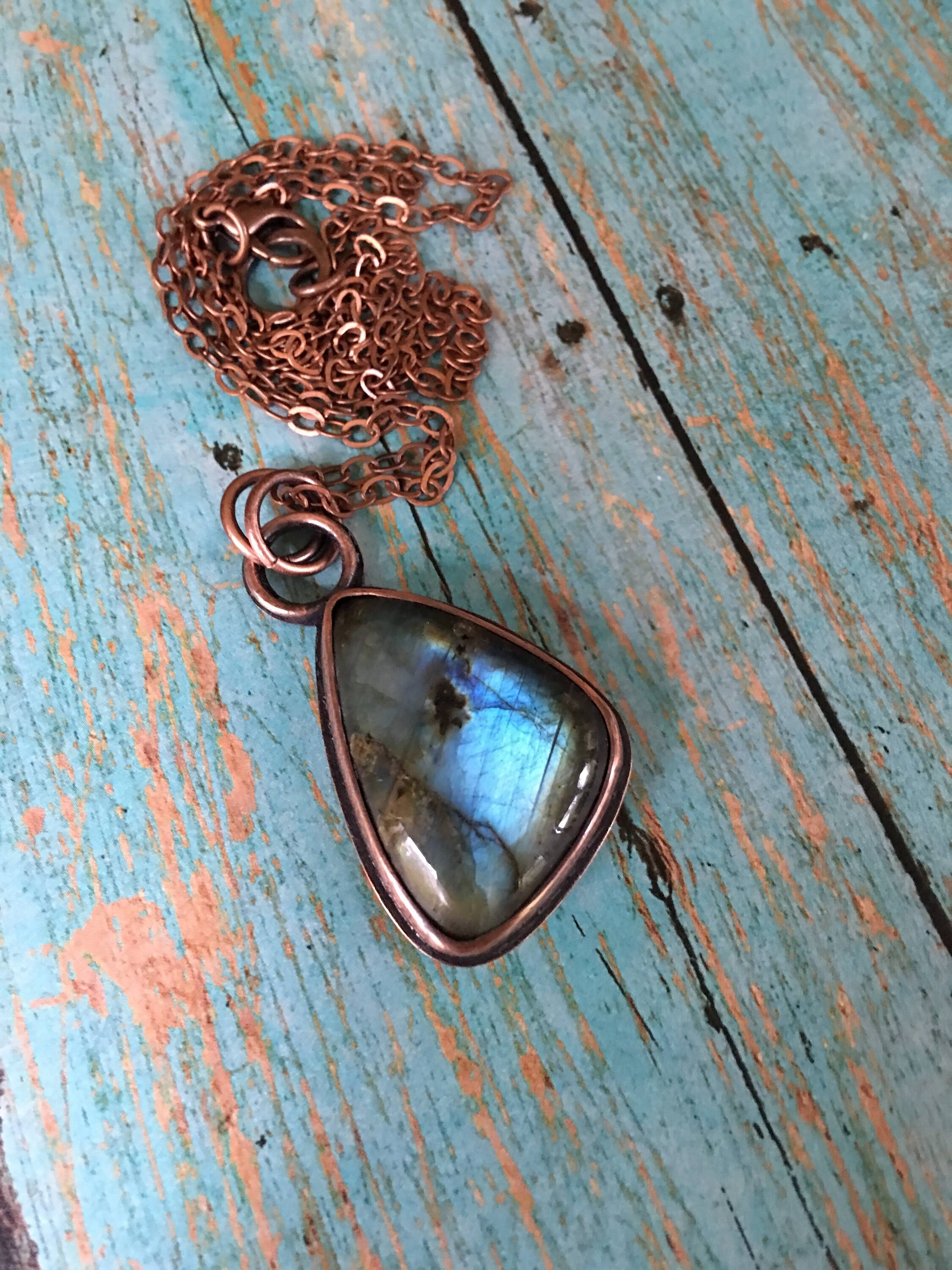 Labradorite Copper Necklace