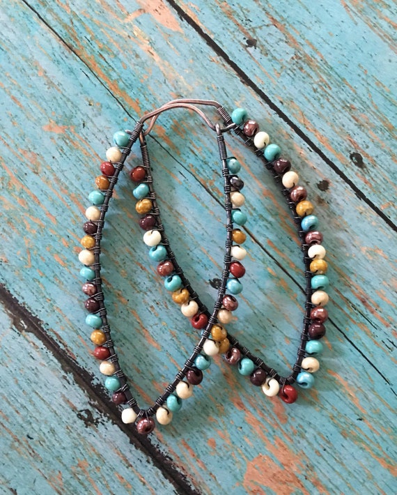 Petal Hoop Earrings