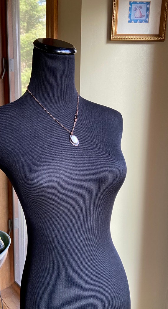 White Jasper Copper Necklace