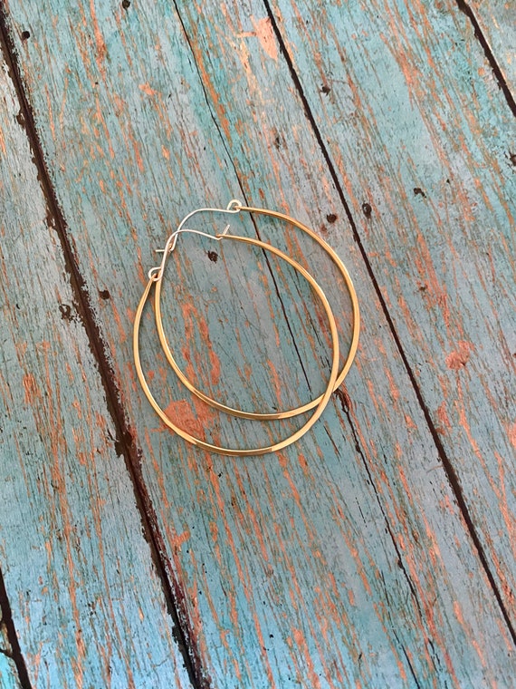 Round NuGold Hoops