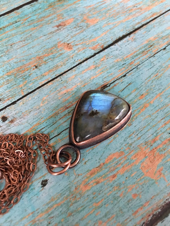 Labradorite Copper Necklace