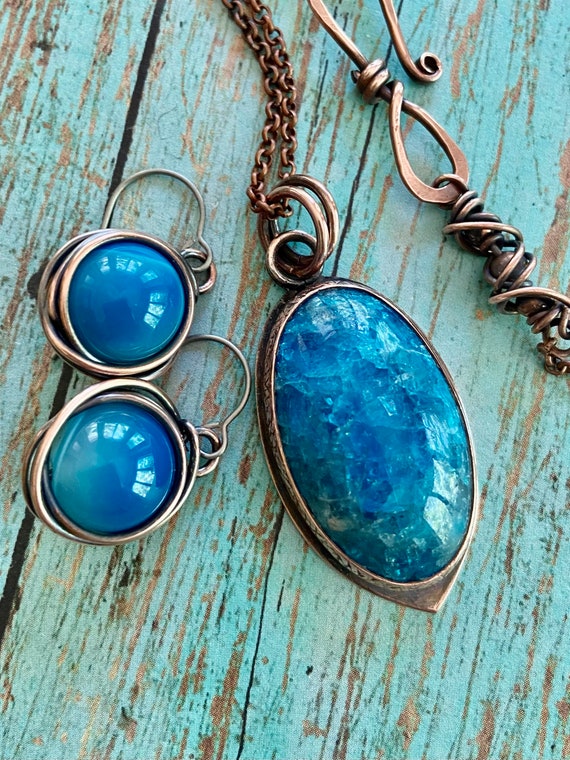 Apatite Copper Necklace