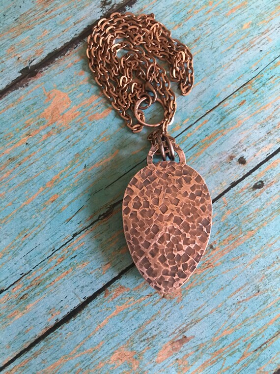 Fossil Coral Copper Necklace