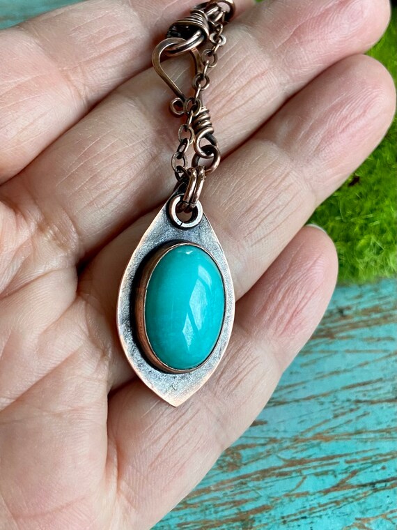 Amazonite Copper Necklace