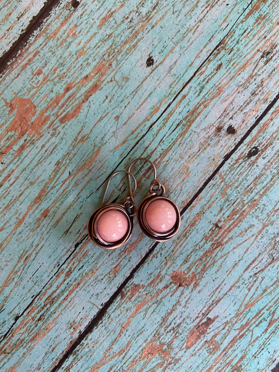 Colorful Copper Earrings