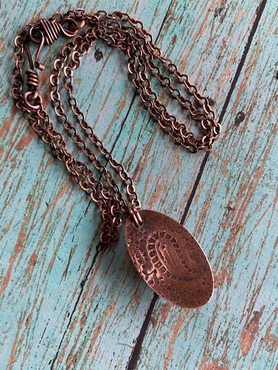 Carnelian Copper Necklace