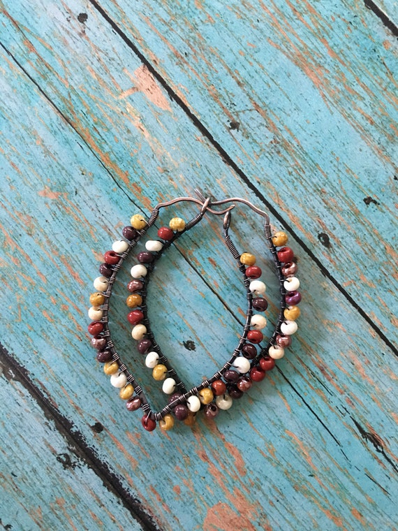 Petal Hoop Earrings