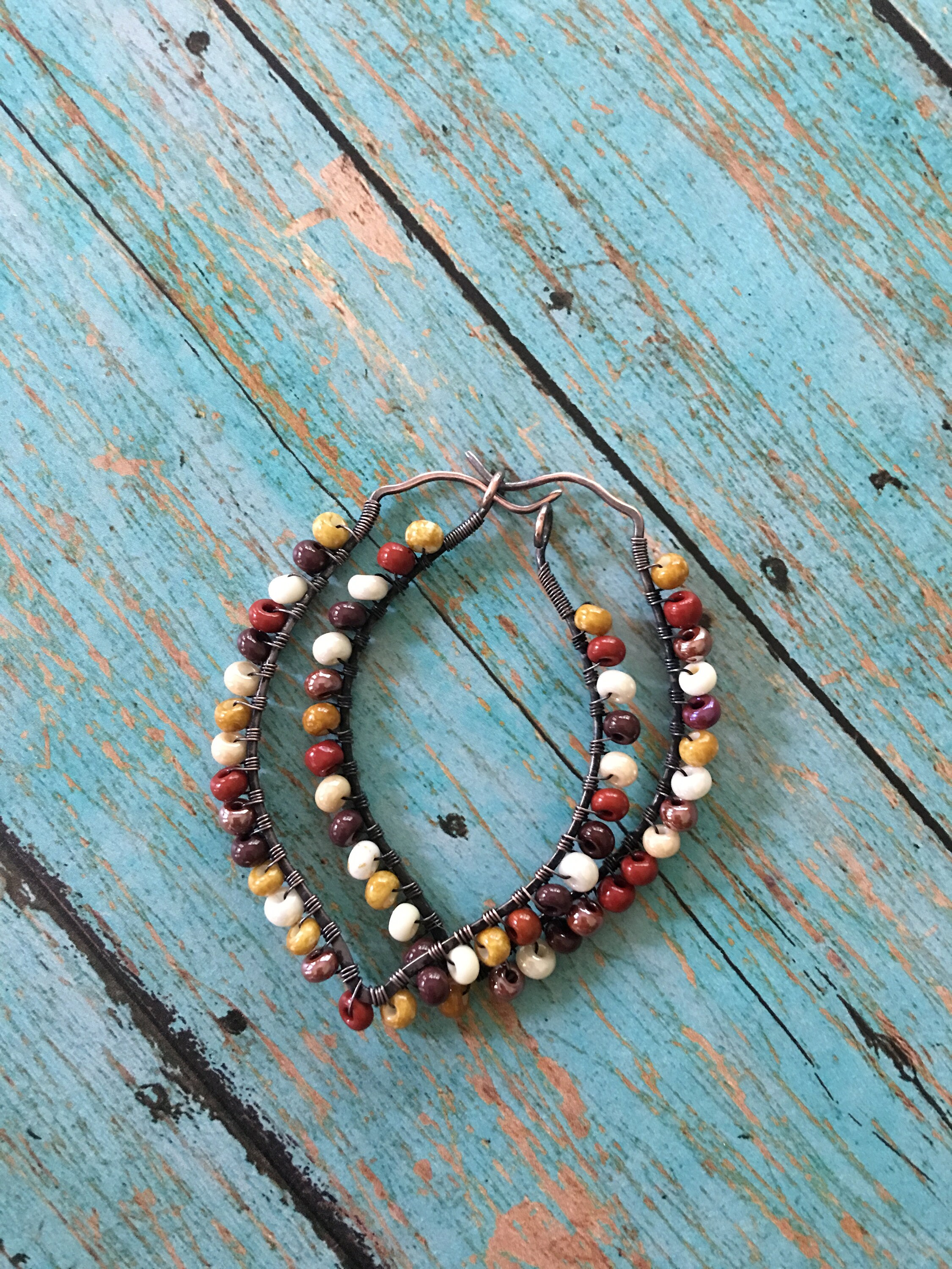 Petal Hoop Earrings