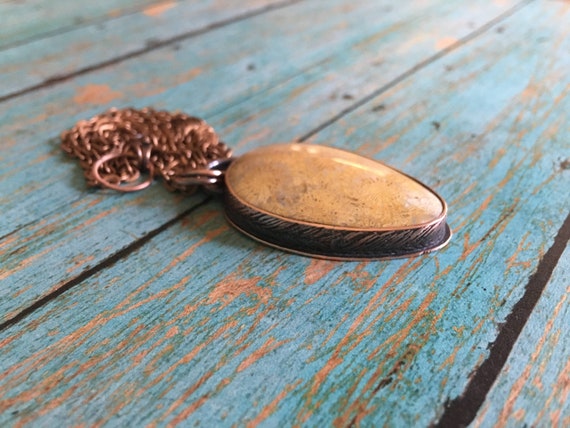Fossil Coral Copper Necklace