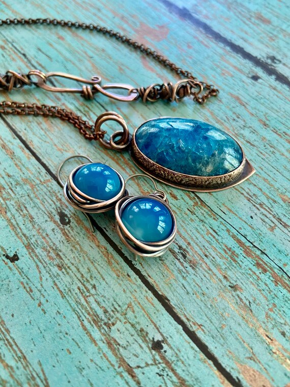 Apatite Copper Necklace