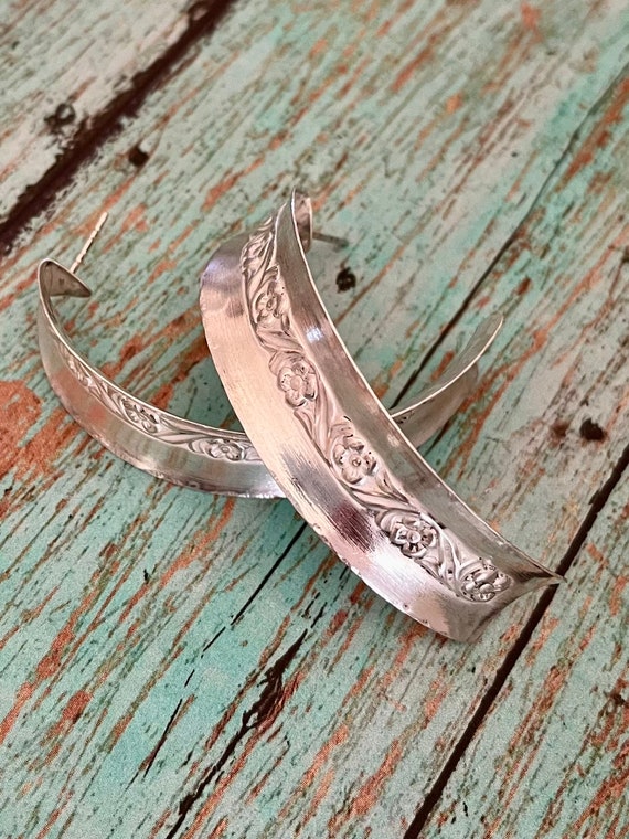 Sterling Silver Post Hoop Earrings
